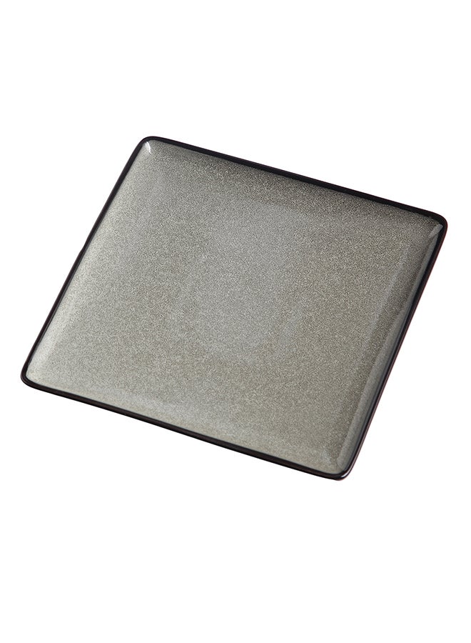 Square Kiln Dinner Plate Grey 10.5inch