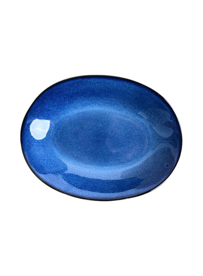 Treasure Plate Blue 31x24x5.5cm