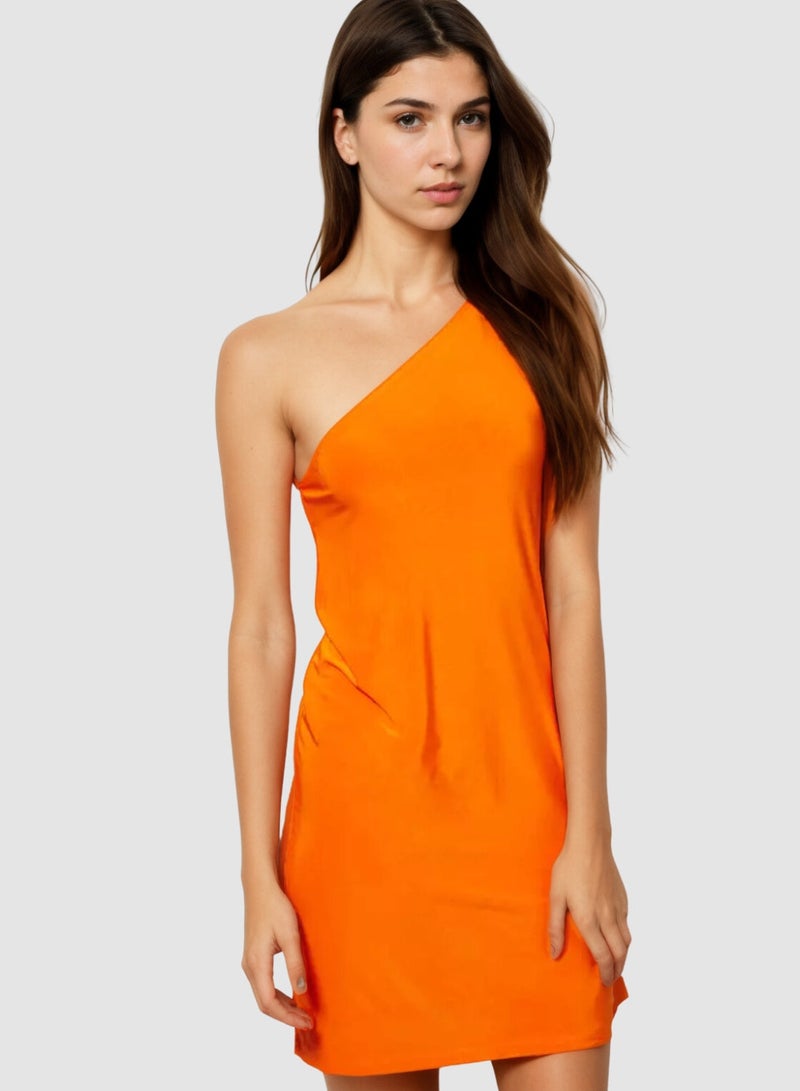 Makhachkala Orange Dress