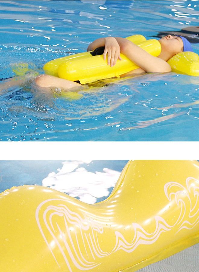 Pool Floats Raft Inflatable Fabric Pool Float with Headrest Large Water Inflatable Pool Float for Swimming Pool with Pump Summer Swimming Pool Toys Party Supplies