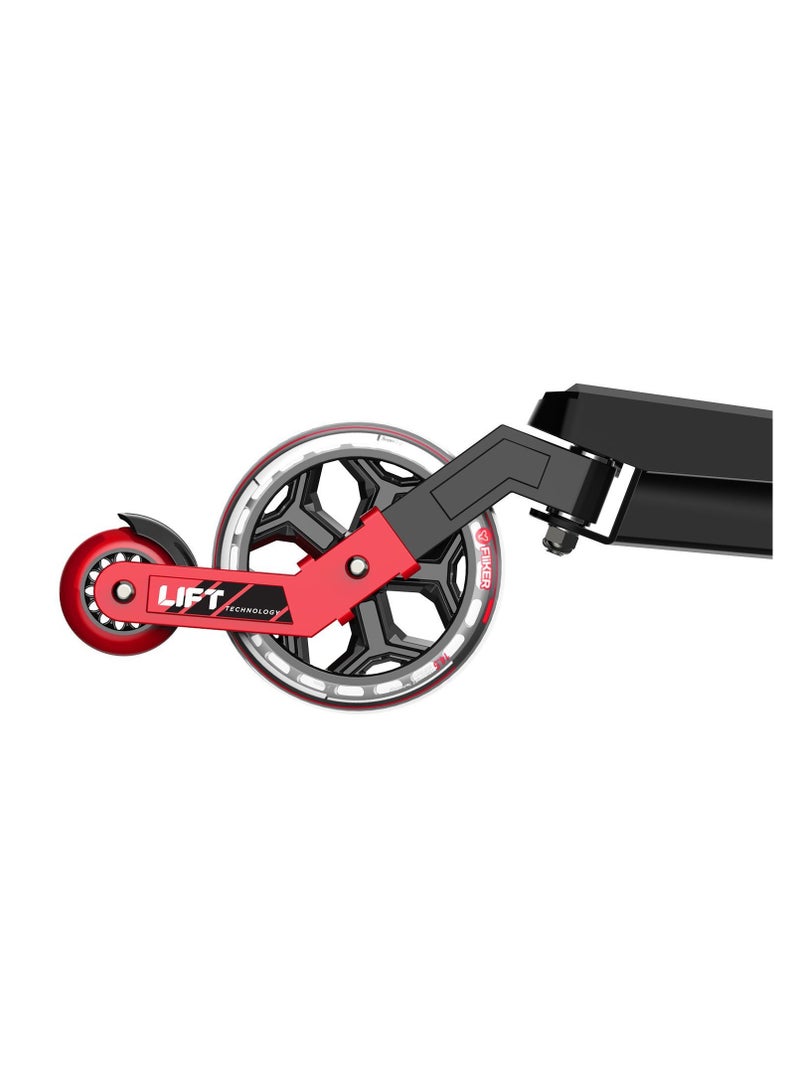 Yvolution Y Fliker Lift  Swing Wiggle Carving Scooter for Kids Age 7+ and Adults, One Size