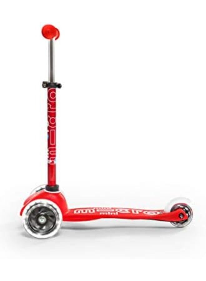 Micro Mini Micro Deluxe With Led Wheels Red