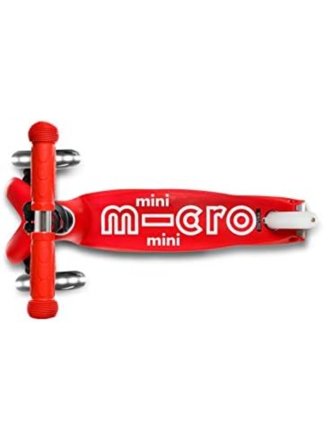 Micro Mini Micro Deluxe With Led Wheels Red