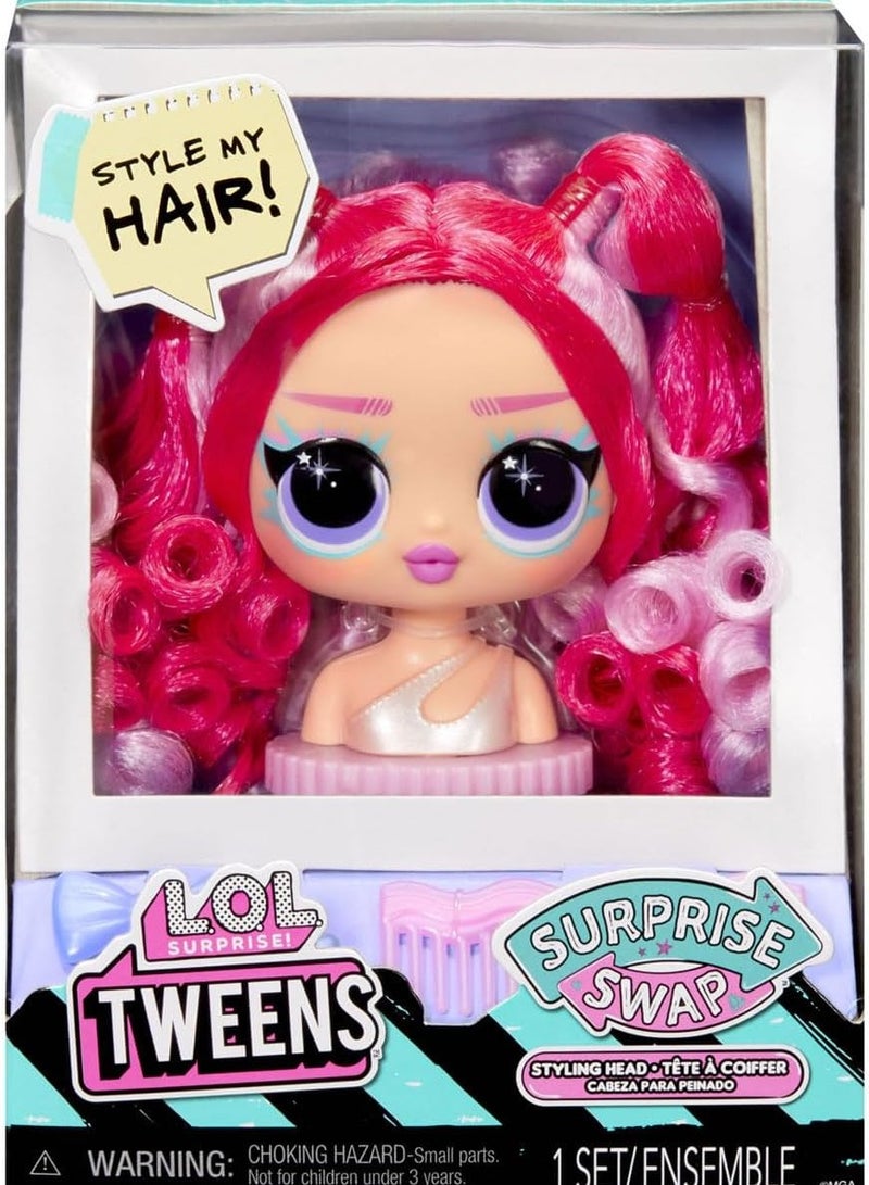 LOL Surprise! Tweens Surprise Swap Styling Head -  Assorted, 1 Piece Only / Style/ Character May Vary