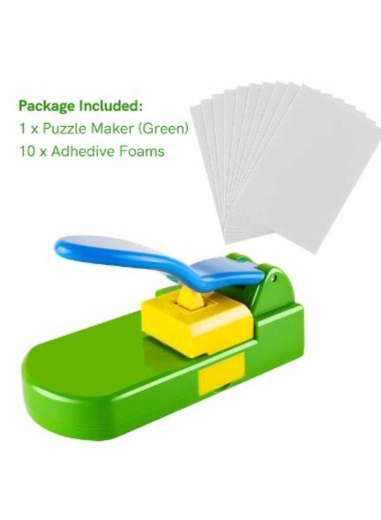 New Creative Puzzle Making Machine Embossing Flower Punch Educational Toys for Children DIY Handmade Materials (2 Pcs)