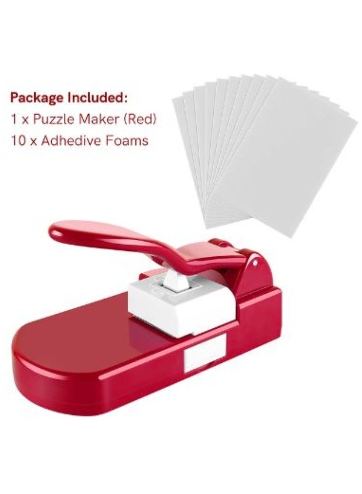 New Creative Puzzle Making Machine Embossing Flower Punch Educational Toys for Children DIY Handmade Materials (2 Pcs)