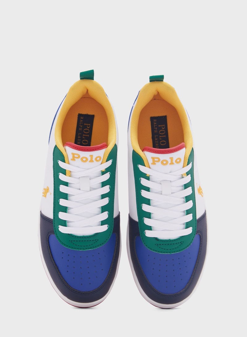 Youth Polo Court Ii Lace Up Sneakers