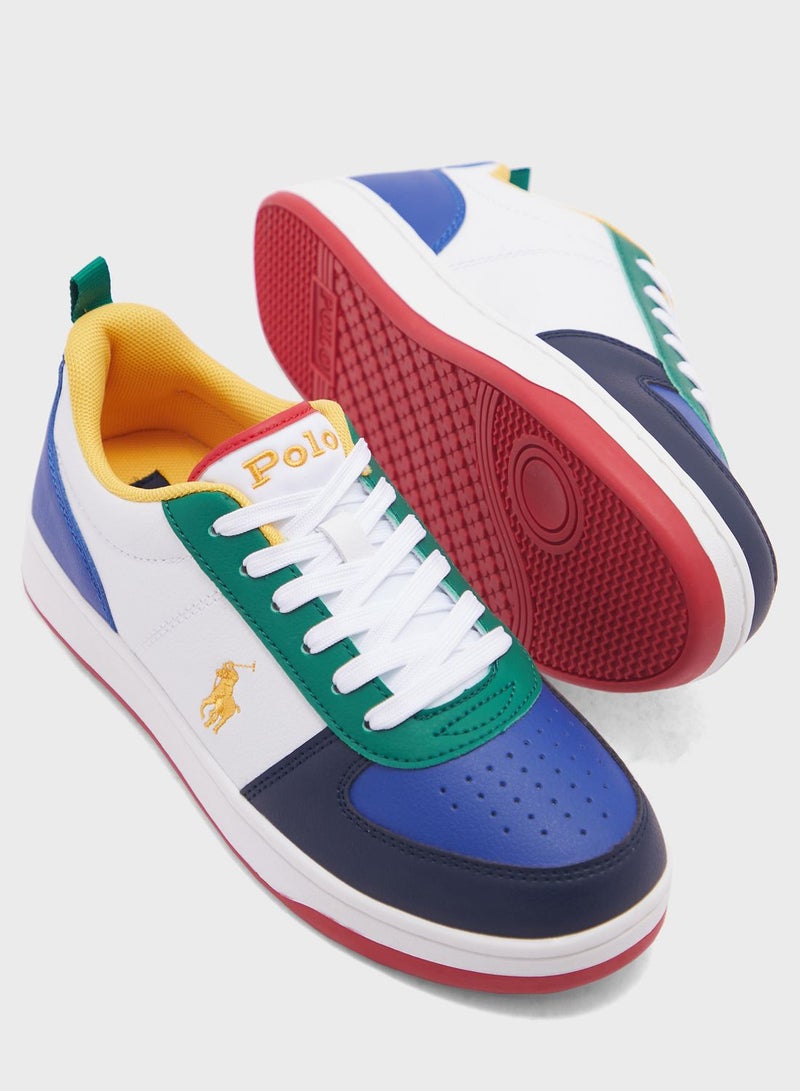 Youth Polo Court Ii Lace Up Sneakers