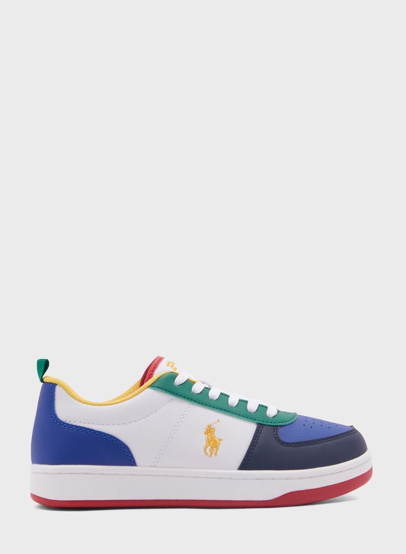 Youth Polo Court Ii Lace Up Sneakers