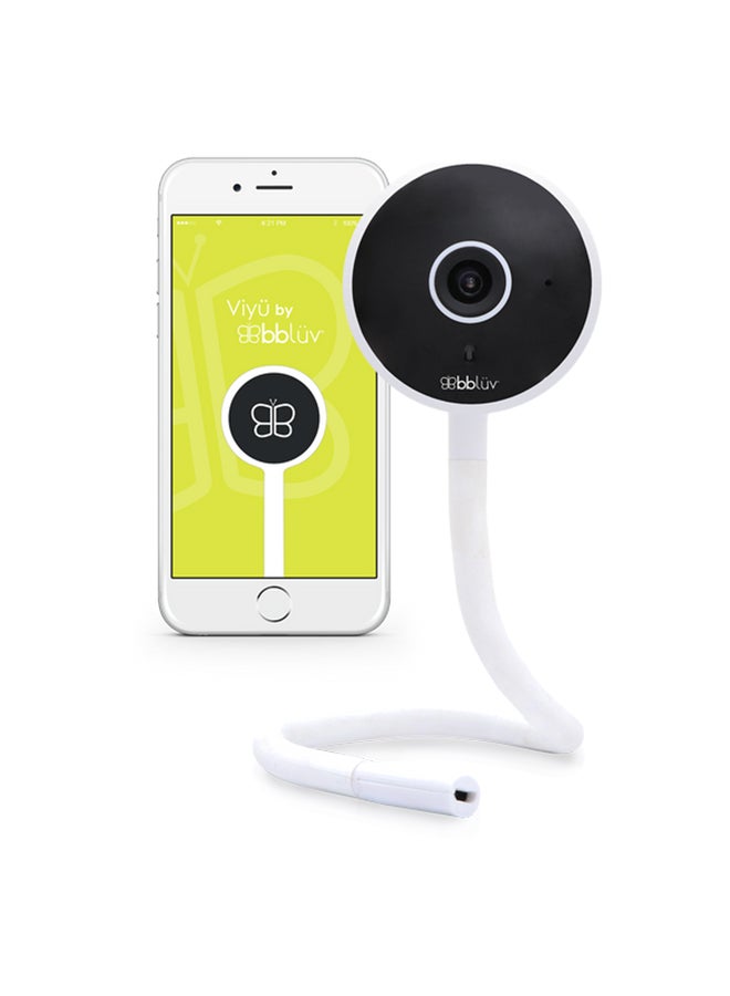 ViyU – Smart WiFi Baby Monitor Camera, Four Different Sensors, Two-Way Communication, Night Vision, Flexible Base