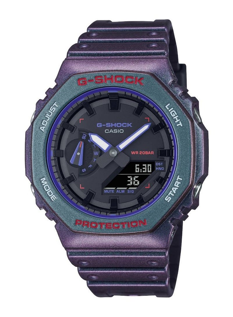 G-Shock Analog-Digital Resin Band Watch GA-2100AH-6ADR