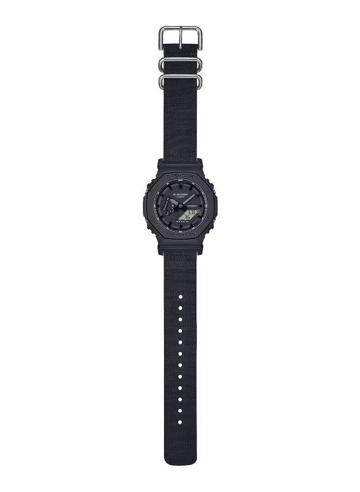 G-Shock Analog-Digital Nylon Strap Men's Watch GA-2100BCE-1ADR