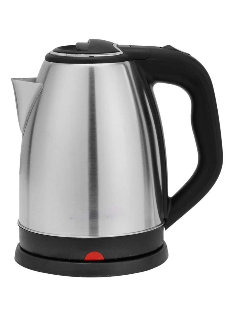 Stainless Steel Electric Cordless Kettle 1.8 Liter OMK 2356 With 360°  Base Power Cord Storage Auto Cut off Function LED Indicator Color Silver
