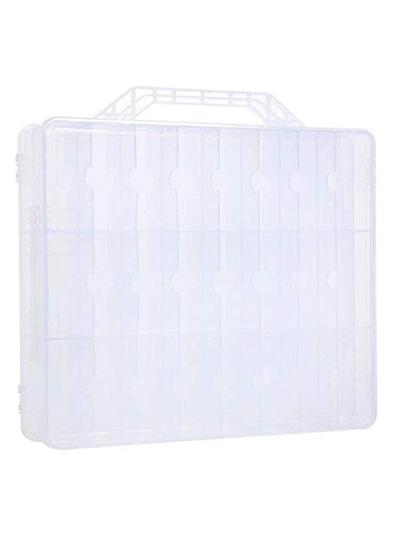 48 Grids Nail Polish Storage Box Clear