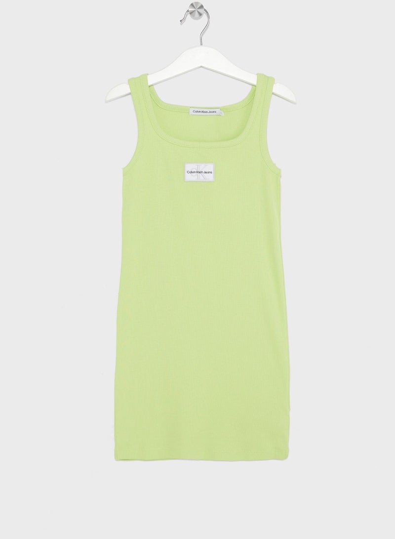 Kids Logo Tank Dress