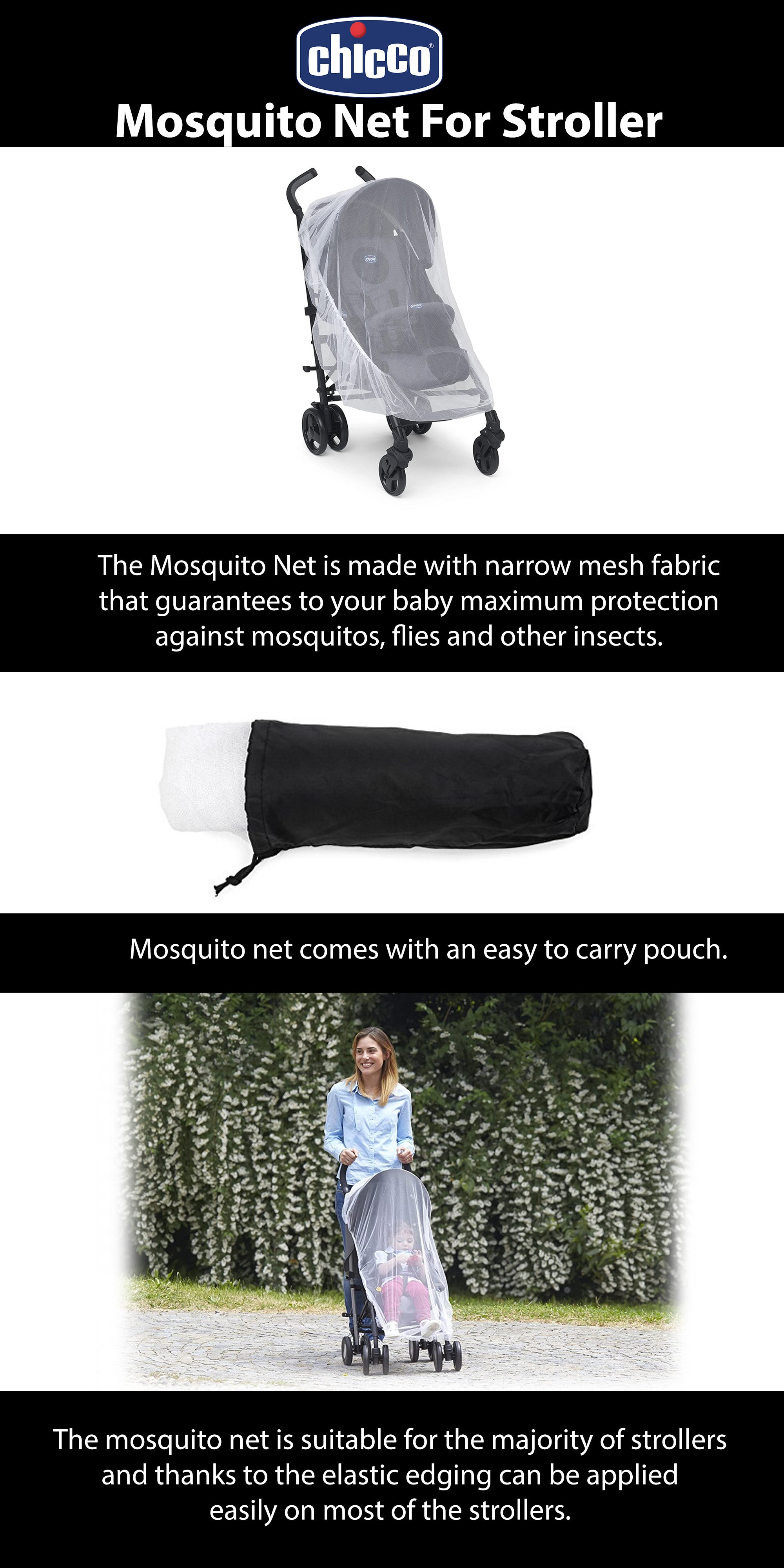 Mosquito Net For Stroller White