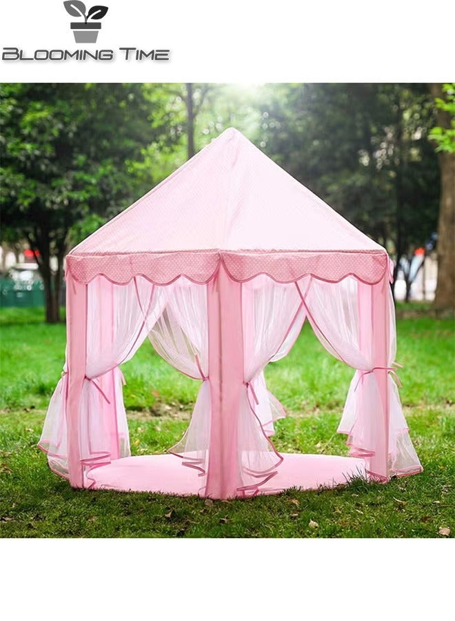 Princess Children's Spire Castle Game Tent, Indoor And Outdoor Games Can Also Be Used, Pink