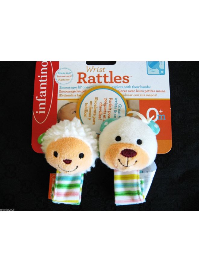 Lamb And Bear Wrist Rattle 206387