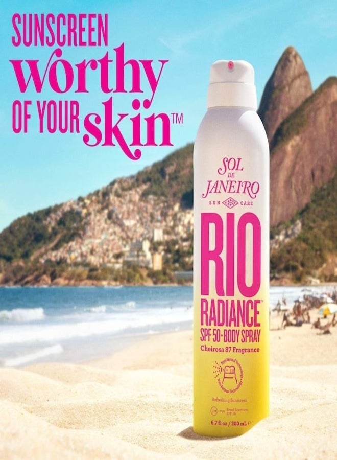Sol de Janeiro Rio Radiance™ SPF 50 Body Spray Sunscreen with Niacinamide 6.7 fl.oz / 200 ml
