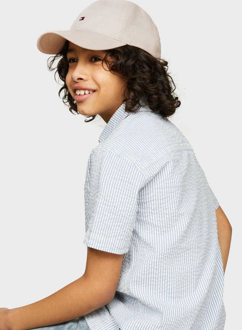 Kids Logo Peak Curved Cap