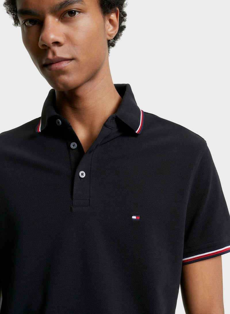 1985 Tipped Slim Fit Polo