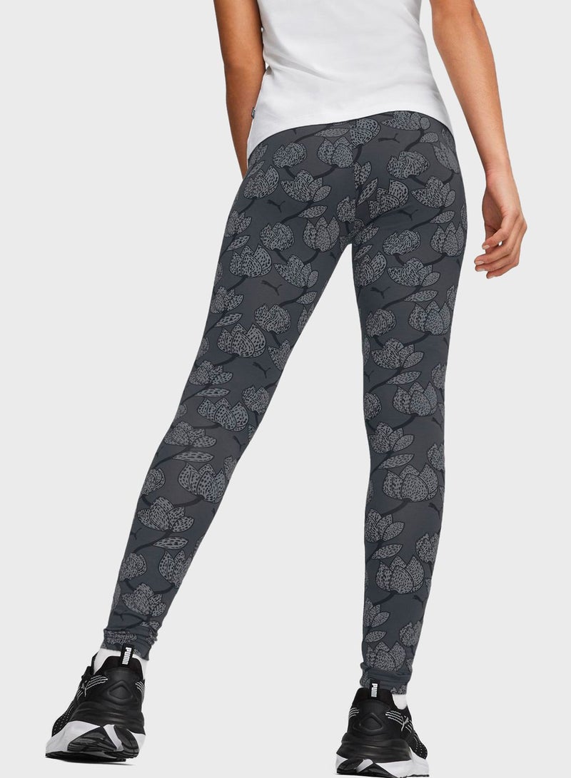 Essential Blossom Printed Leggings