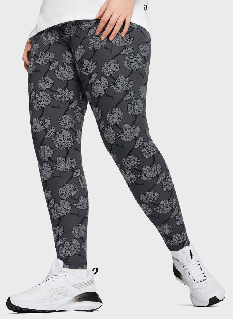 Essential Blossom Printed Leggings