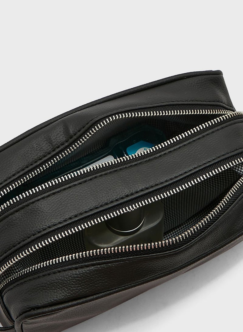 Double Zip Washbag