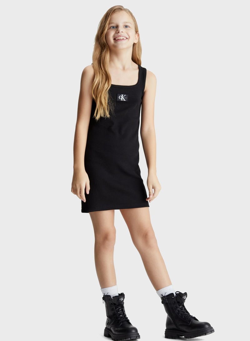 Kids Logo Tank Dress