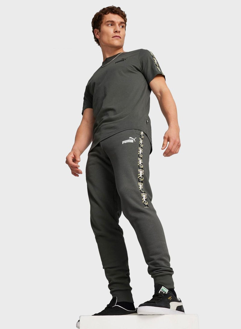 Essential Tape Camo Sweatpants