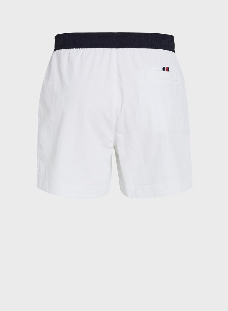 Logo Drawstring Swim Shorts