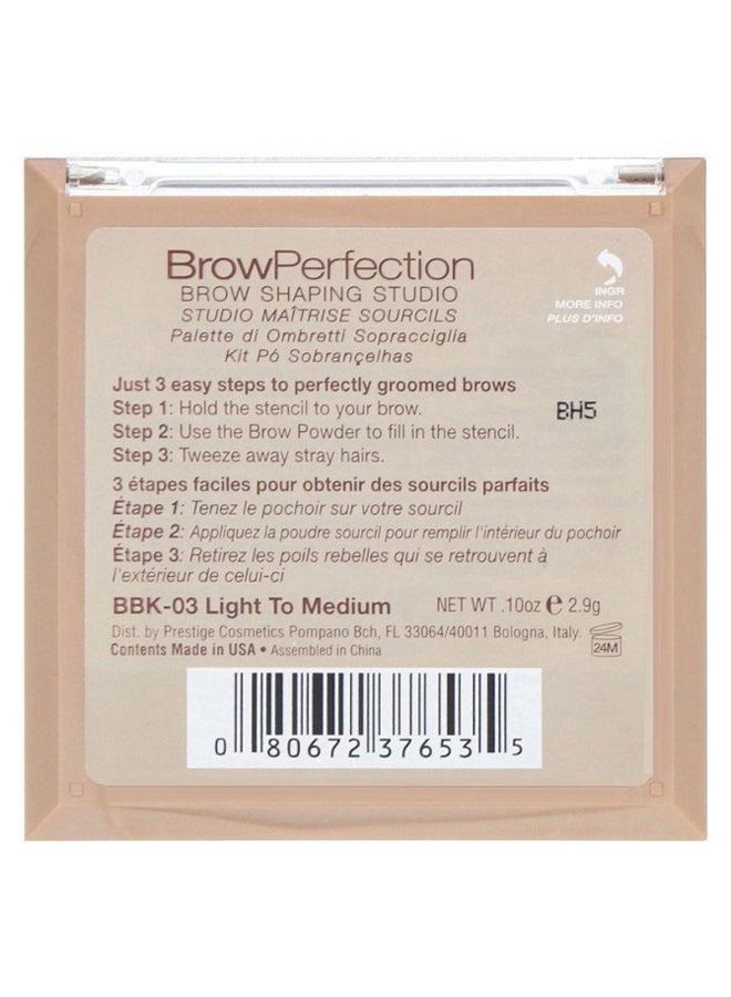 Brow Perfection Palette Light/Medium