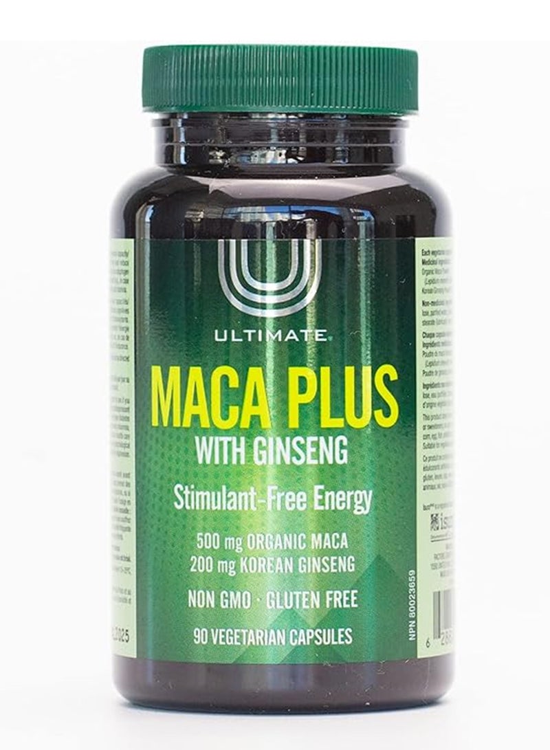 Maca Plus with Ginseng Capsules 90's
