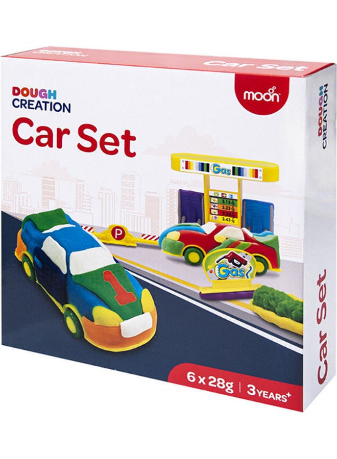 Dough Creation Car Set For 3 Years And Above – 6 X 28 G