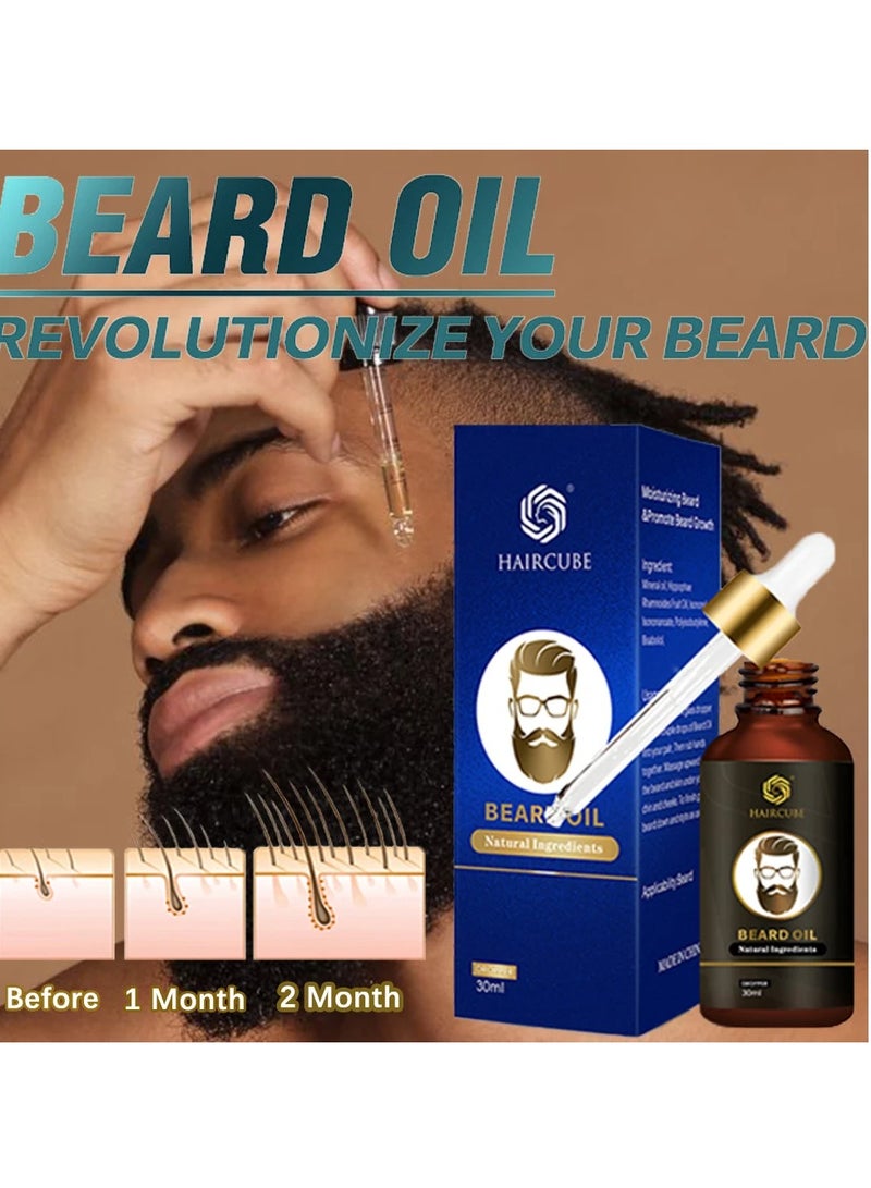 Beard Growth Oil, Natural Effective Thicken Beard Nourishing Growth Oil, Nourishing And  Moisturizing Beard Growth Essential Oil, Natural Effective Beard Hair Growth Essence For Men