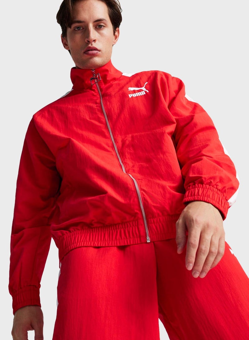 Oversized Woven Track Jacket