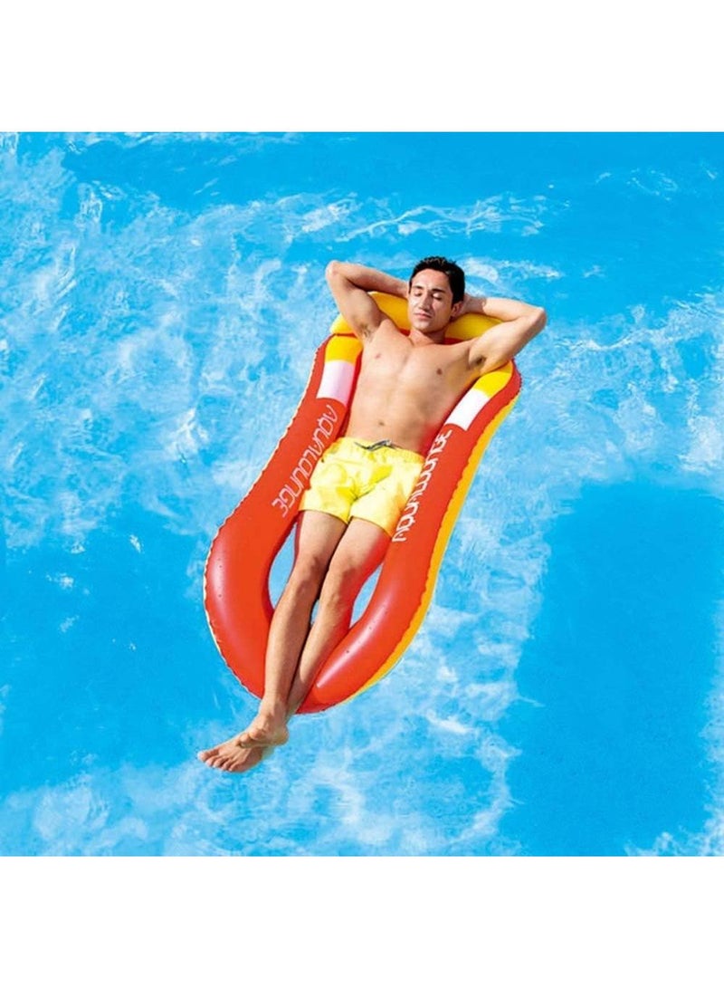 PVC Inflatable Foldable Water Recliner Floating Bed