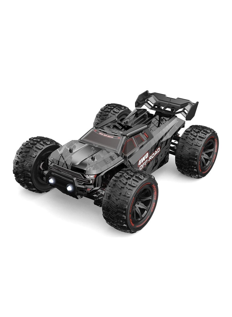 MJX Hyper Go 14210 Brushless RC Cars for Adults,1/14 High-Speed 55-75KMH Fast RC Truck,2SBattery, 4wd Offroad Electric Powered Remote Control Cars Gift for Boys with 2 Shells and Extra Tires