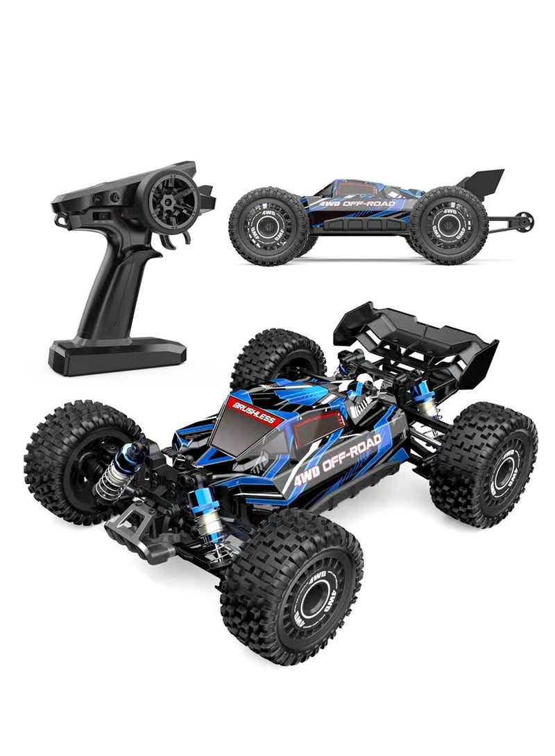 MJX Hyper GO 16207, 62KM/H Remote Control Car with Brushless Motor, RC Buggy Gifts for Adults,Top Speed 4WD 1:16 RC Truck with 3S Battery,Gift for Boy (RTR)