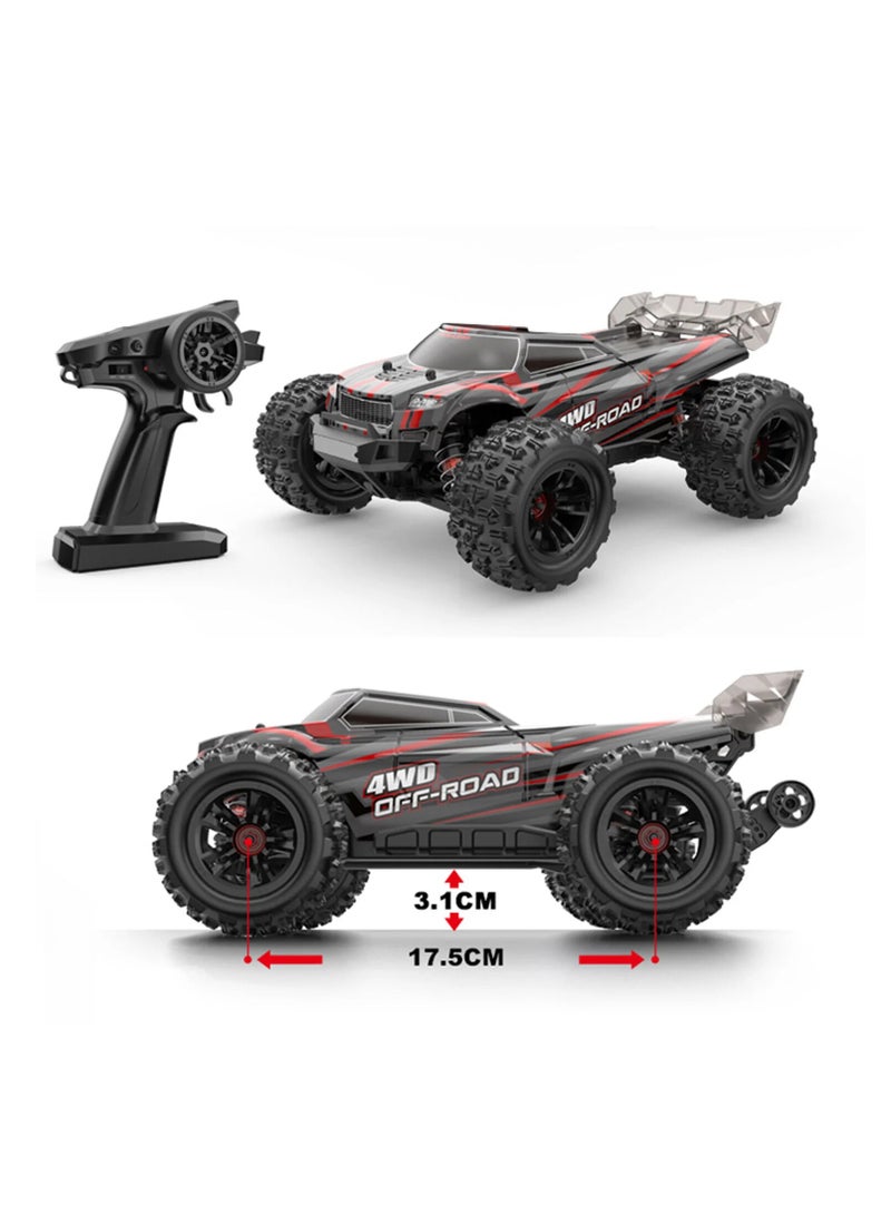 MJX – Brushless RC Hobby GradeTruck | High Speed, 2.4Ghz Remote Control | 1:16 Scale Radio Controlled Off-roader Electronic Monster R/C Truck | RTR, All Terrain - Black