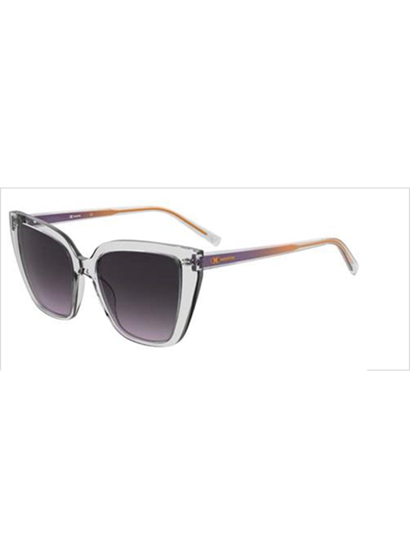 Women's UV Protection Rectangular Sunglasses - Mmi 0177/S Grey 18 - Lens Size: 48.8 Mm
