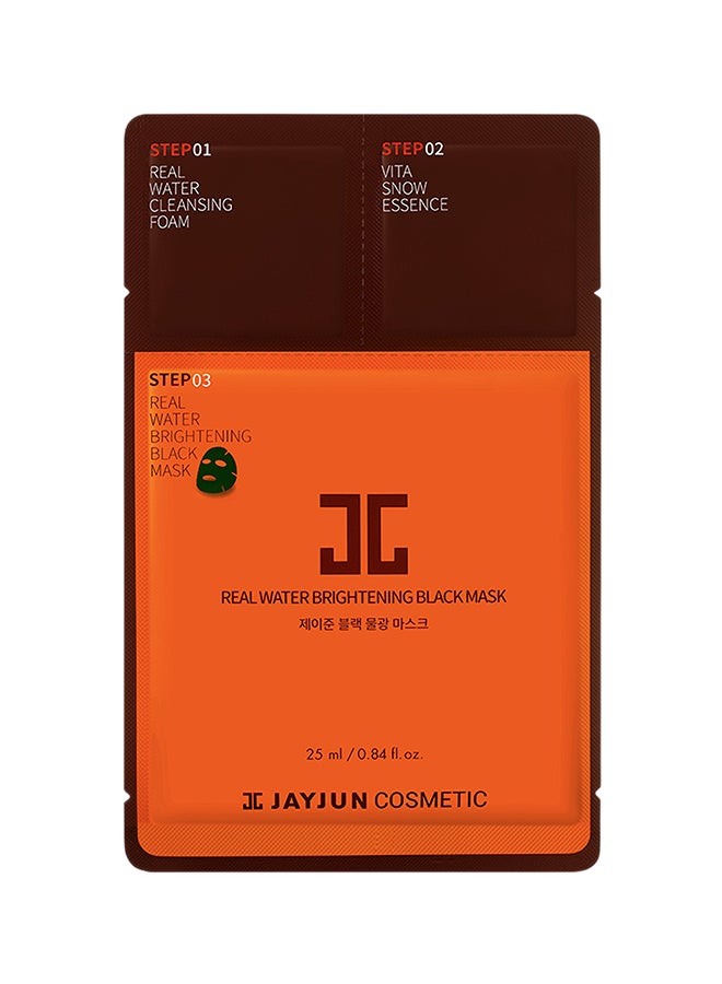 Real Water Brightening Black Mask 25ml
