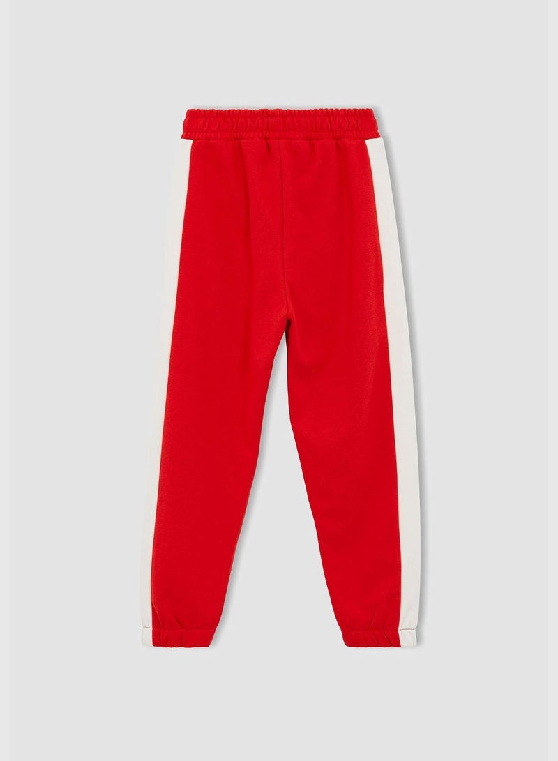 Girl NBA Chicago Bulls Licenced Jogger Fit Knitted Trousers