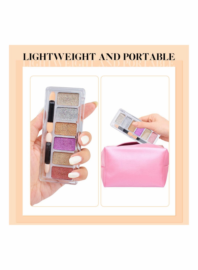 Nail Powder Palette Metallic Mirror Effect for Nails Rose Gold Sliver Pink Holographic Glitter