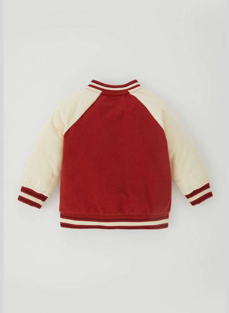 BabyGirl Bomber Long Sleeve Knitted Cardigan