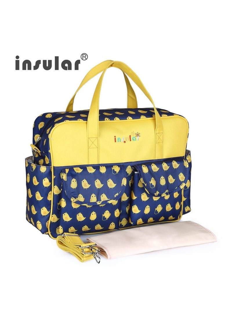 Multifunctional Print Travel Nappy Bag With High-Quality Material