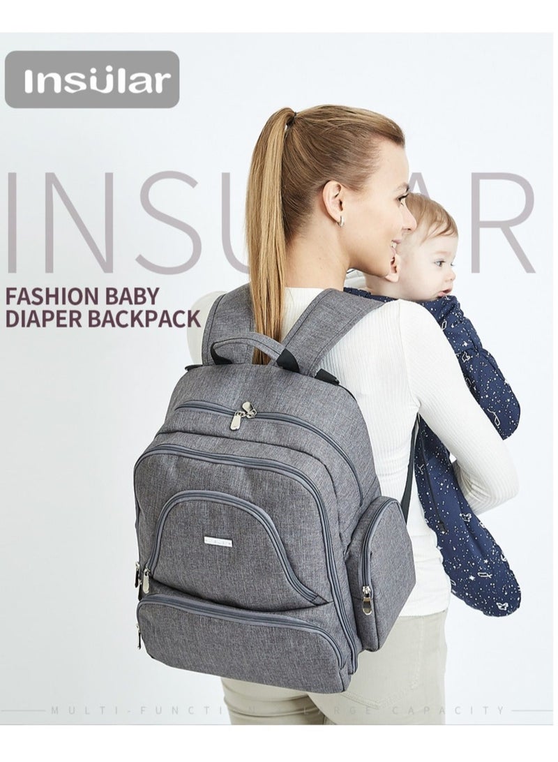 Baby Diaper Bag With High-Quality Material And Adjustable Strap For Easy Carrying
