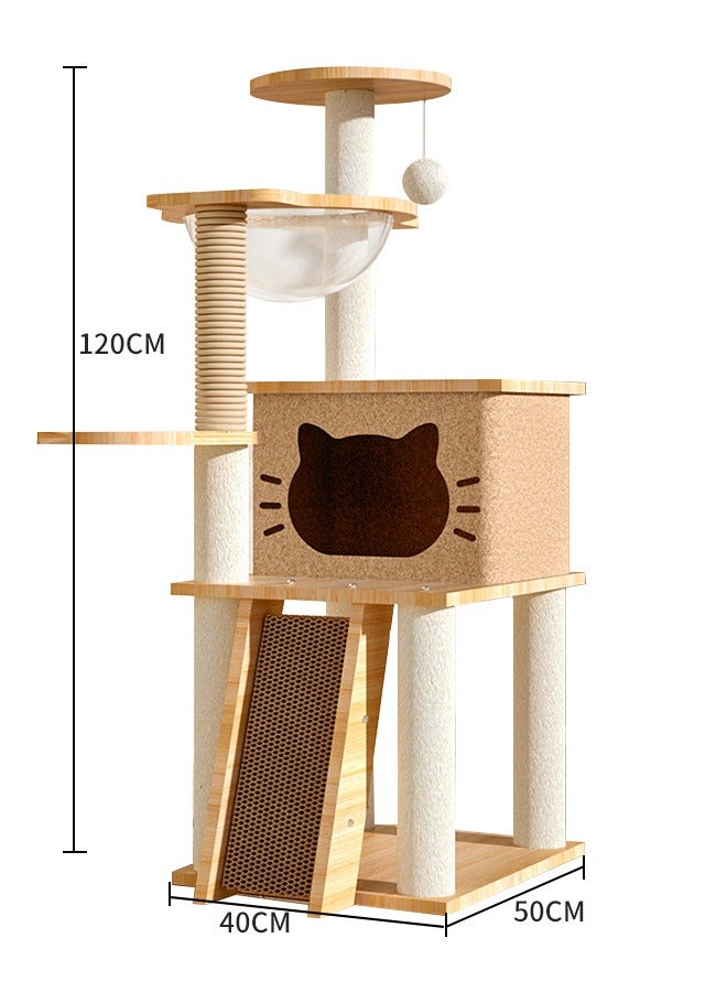 Cat Tree Tower Scratching Post Scratcher Cats Condo House Bed Furniture