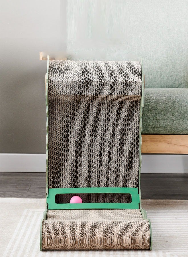 2 in 1 Corrugated Durable Cat Scratching Pad & Lounge