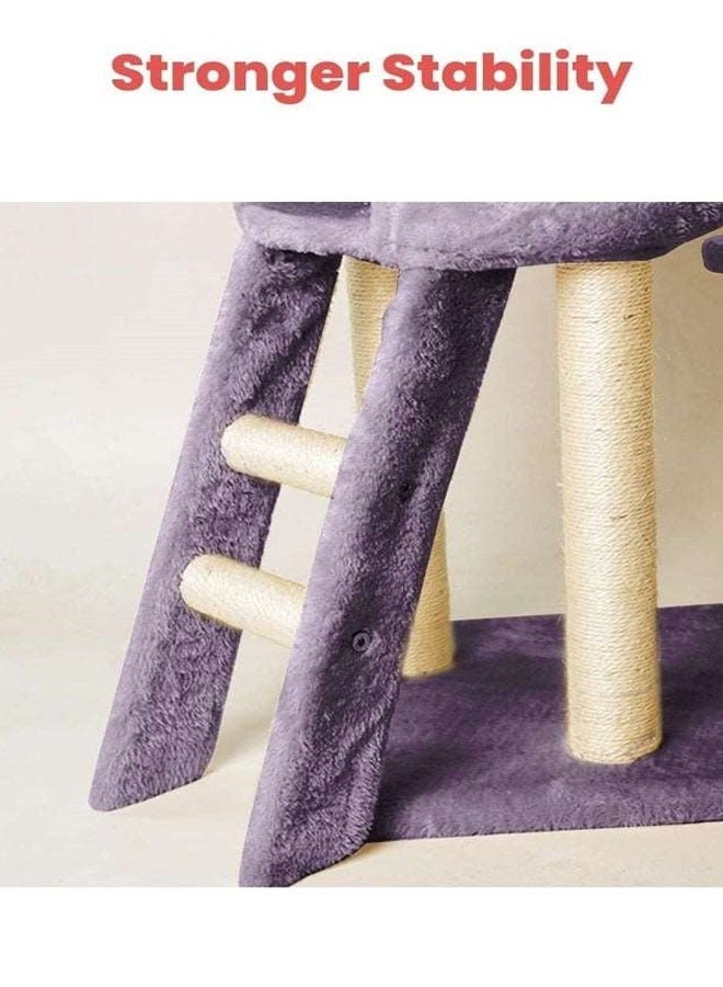 Multi-Level Kitten Play Tree home with Scratching Post